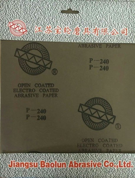 P240 Silicon Carbide Water Resistant Abrasive Paper